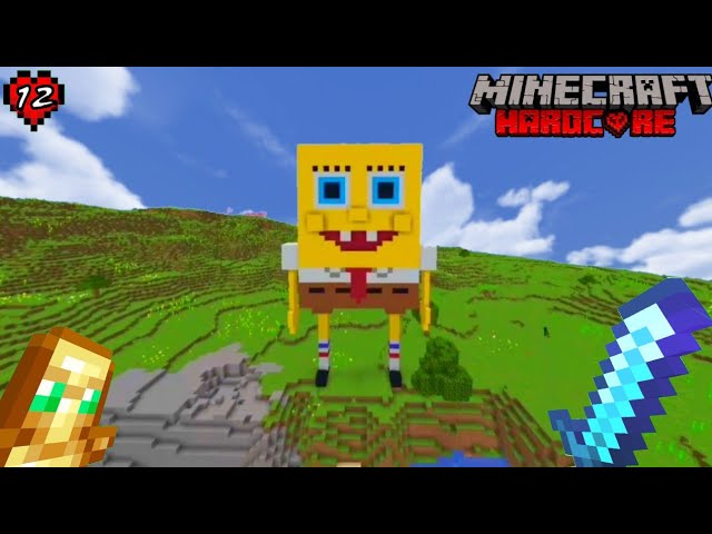 I Build Spongebob's Statue In Minecraft 🤯| Minecraft Survival |