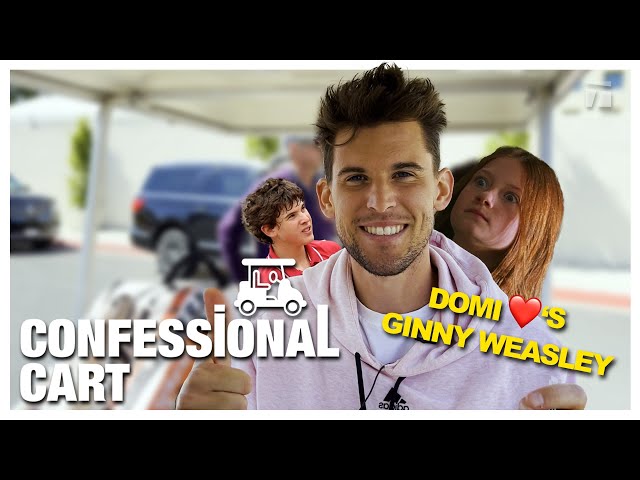 Dominic Thiem's childhood crush: Ginny Weasley from Harry Potter! | CONFESSIONAL CART 2022