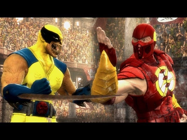 Mortal Kombat 9 - Wolverine VS The Flash [1080p] PC Mods TRUE-HD QUALITY