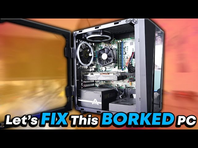 Someone brought me their BROKEN Gaming PC, Let's FIX IT!