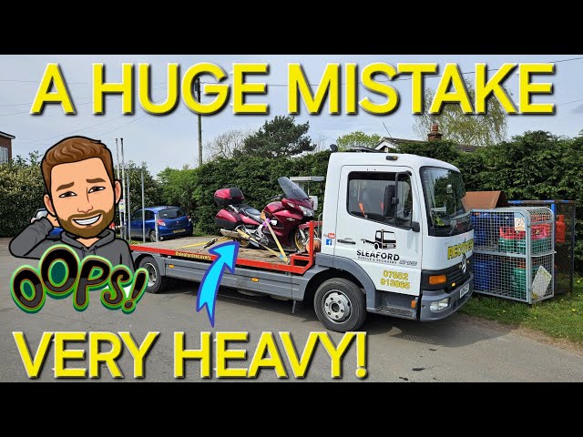 HUGE MOTORCYCLE RECOVERY | PLUS AN EMBARRASSING MISTAKE 😩