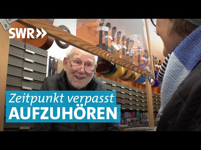 Kein Nachfolger und somit nicht nur Rentner: Armin ist ein 93-jähriger Musikladen-Inhaber