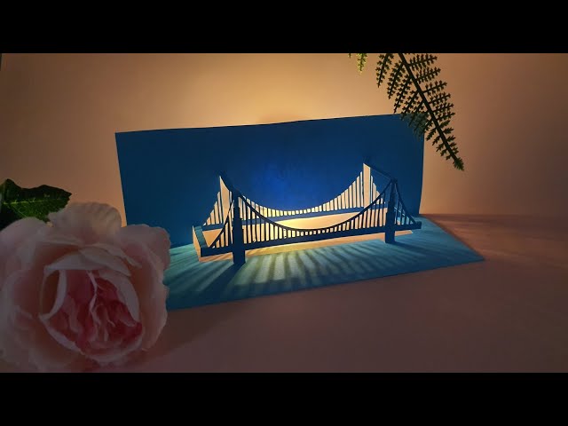 Best ideas for the decor by light 3D Golden Gate Bridge Card｜Kirigami by TL