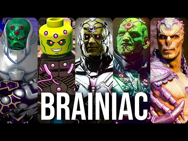 Evolution of Brainiac in Batman Games (1992 - 2024 | PS1 - PS5)