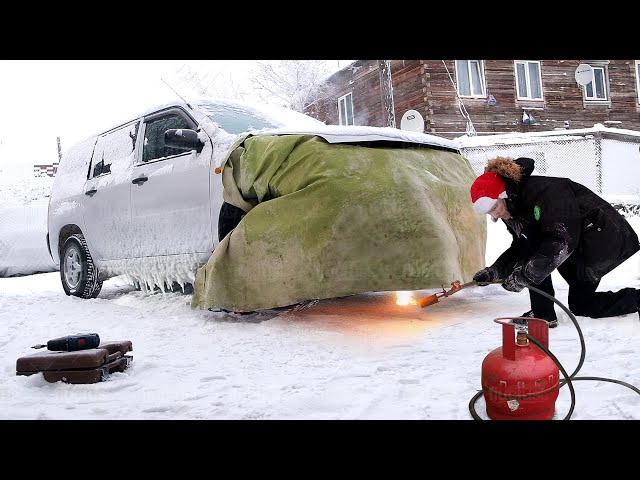 What it Takes to Start Frozen Cars at -50°C in the Coldest City on Earth