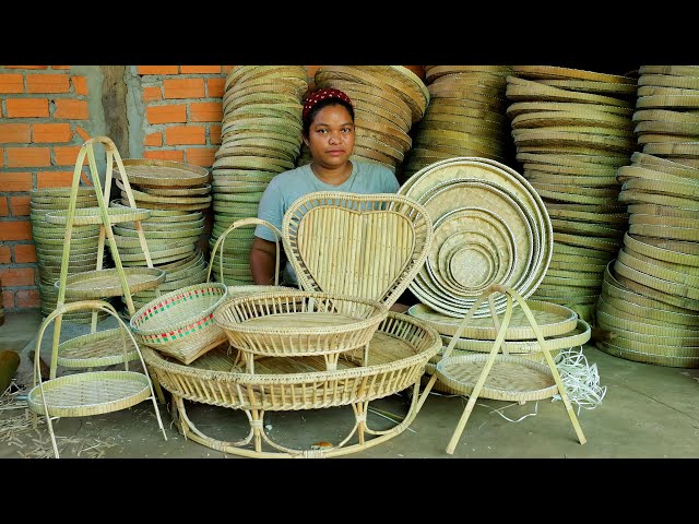 Traditional Bamboo Basket Craft  - DIY Handmade Craft - Best Display Ideas
