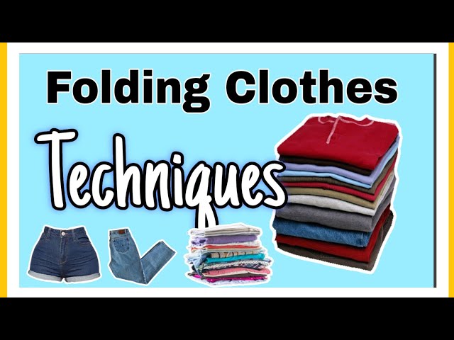DIFFERENT WAYS ON HOW TO FOLD CLOTHES| #foldingclothes