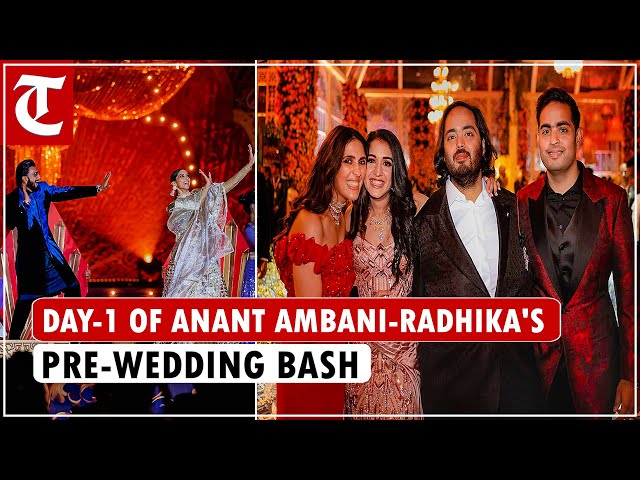 Celebrities, global icons on Day-1 of Anant Ambani-Radhika Merchant's pre-wedding bash