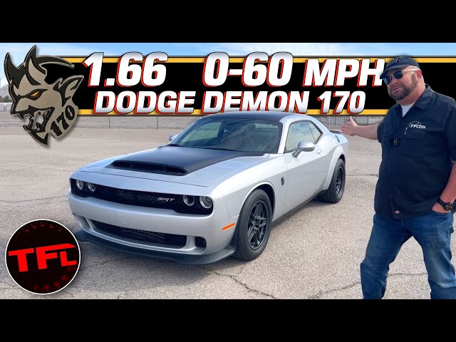 HANDS ON: The 1,025-Horsepower Dodge SRT Demon 170 Is The Most ASSkicking Muscle Car Ever Made!