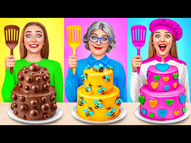 Me vs Grandma Cake Decorating Challenge | Funny Challenges by Multi DO