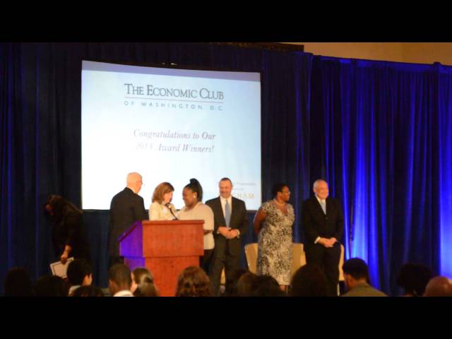 David M Rubenstein/ Economic Club of Washington D.C. Scholarship Awards Ceremony