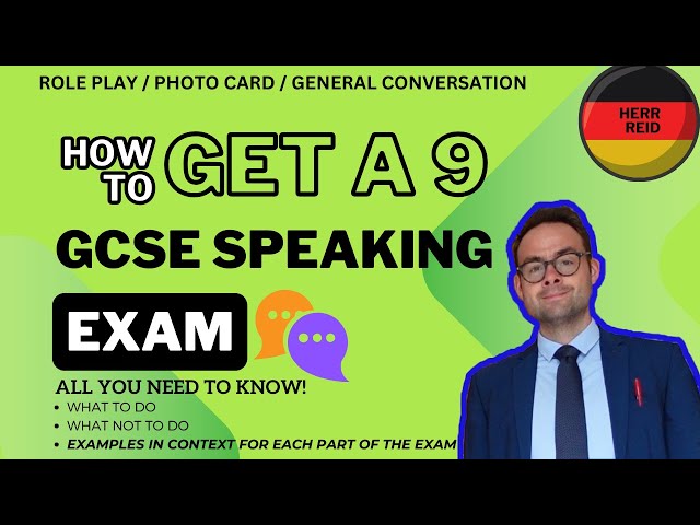 GCSE German speaking exam: complete guide to getting a 9 - what to do and what not to do #grade9