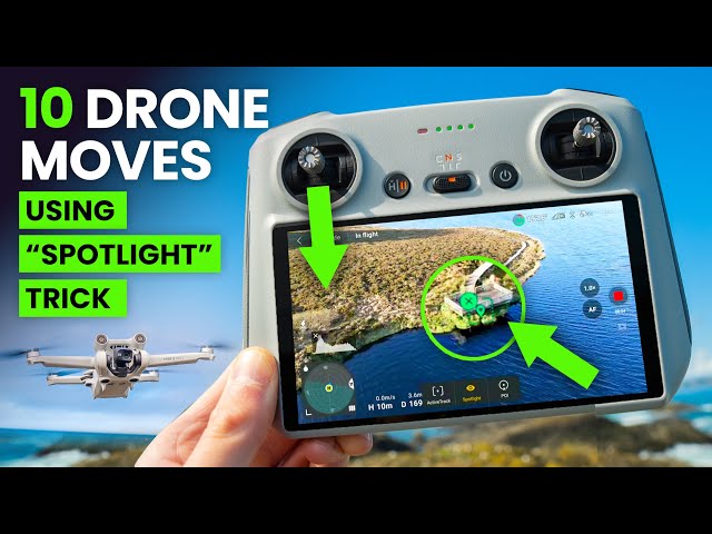 10 DRONE MOVES Using EASY TRICK To Look Like A PRO | DJI Mini 4 Pro/Mini 3 Tips For Beginners