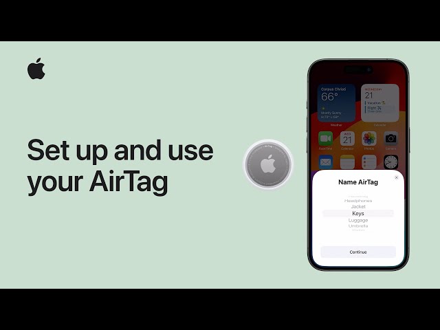 How to set up and use your AirTag | Apple Support