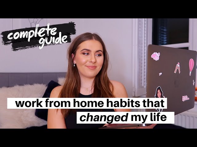 8 Work From Home Healthy Habits That Changed My Life | Motivation and Productivity Tips