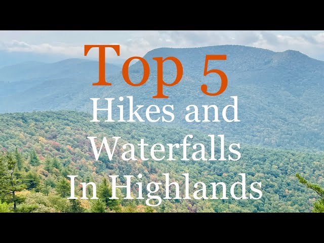 Top 5 hikes and waterfalls of Highlands NC
