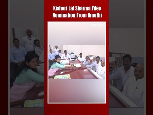 Kishori Lal Sharma Files Nomination From Amethi