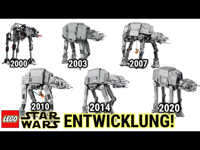 Die Entwicklung der LEGO AT-AT Walker (2000-2020)! | LEGO Star Wars Set Vergleich!