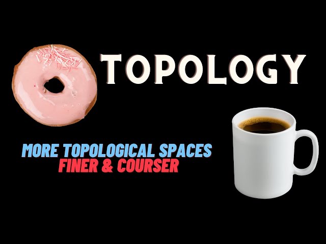 More topological spaces, finer and courser