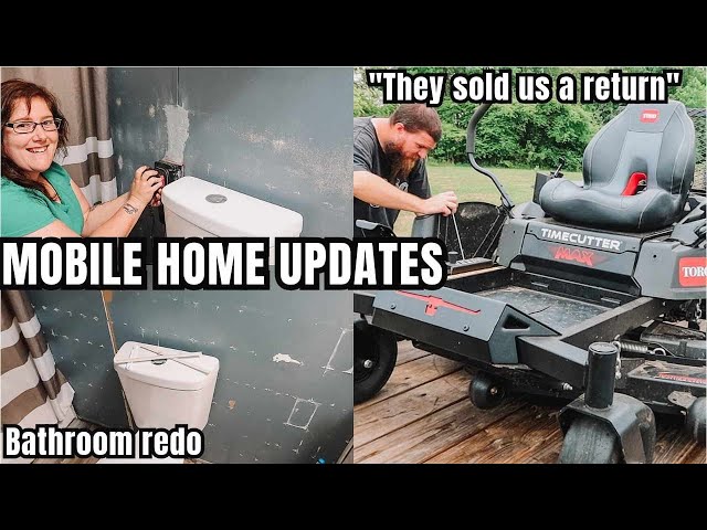RE DOING OUR BATHROOM // MOBILE HOME UPDATES // DIY HOME PROJECTS // RENOVATIONS // SINGLE WIDE