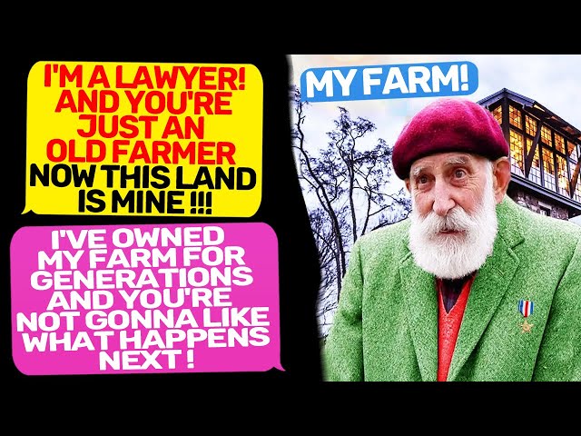 Old farmer teaches a lesson to his lawyer neighbor! I am the owner of the land r/MaliciousCompliance