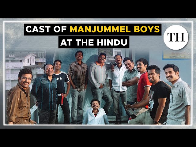 Cast of Manjummel Boys at The Hindu, Chennai | Interview