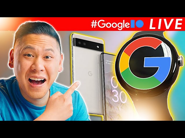 Google FINALLY Announces the PIXEL WATCH, Pixel 7, Glass, and More! - Google I/O 2022 🔴  LIVESTREAM