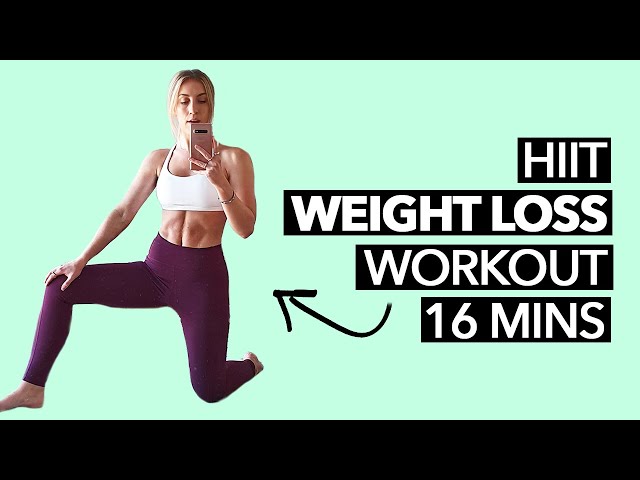 HIIT Weight Loss Workout at Home (16 mins)