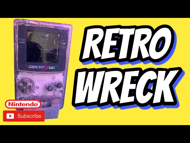 RETRO WRECK  Nintendo Gameboy Color Refurb! How good will it look ?