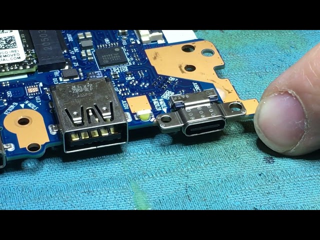 How to Replace the type C charging port for Lenovo Thinkpad E15 series.