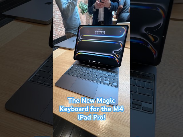 The New M4 iPad Pro Magic Keyboard - First Look! #apple #ipadpro #magickeyboard
