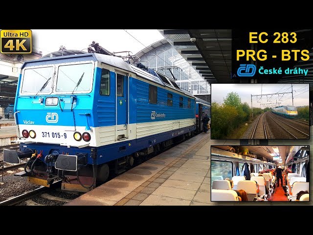 TRAIN EXPERIENCE | Prague - Bratislava | ČESKÉ DRÁHY EuroCity Train