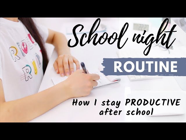 After School Night Routine | How To Be Productive After School 2019!