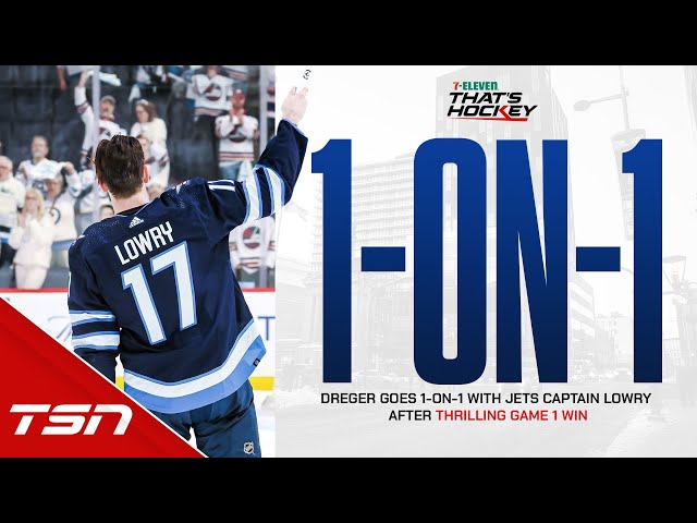 DREGER GOES 1-ON-1 WITH JETS CAPTAIN LOWRY AFTER THRILLING GAME 1 WIN