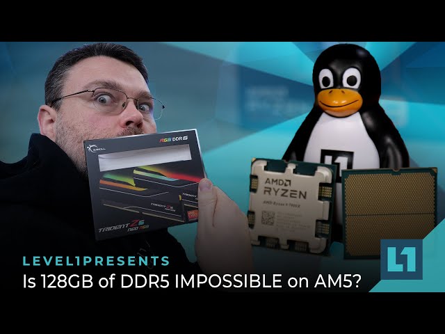 Is 128GB of DDR5 IMPOSSIBLE on AM5? Level1 Investigates!