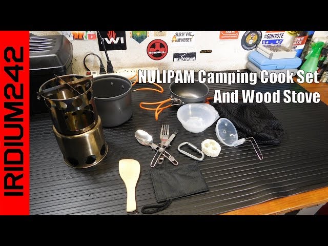 NULIPAM Camping Cook Set And Wood Stove