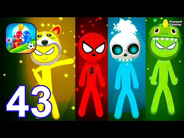 Stickman Party 1 2 3 4 MiniGames - Gameplay Part 43 Tournament Mode New Funny Mini Games 2024 Update
