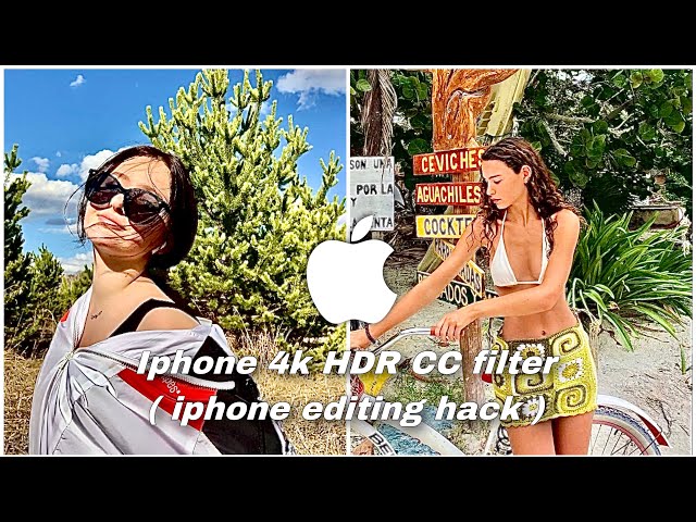 iphone 4k HDR CC filter | Iphone camera roll Edit | New iphone Editing hack | iPhone filter