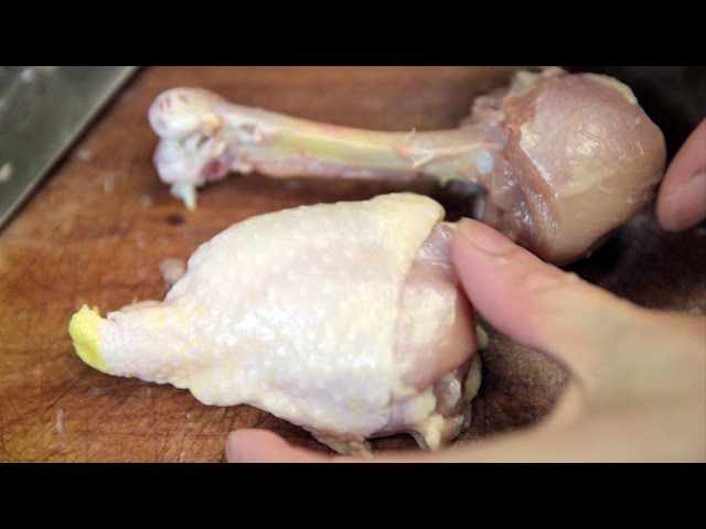 Remove Drumstick Bone without Cutting the Skin