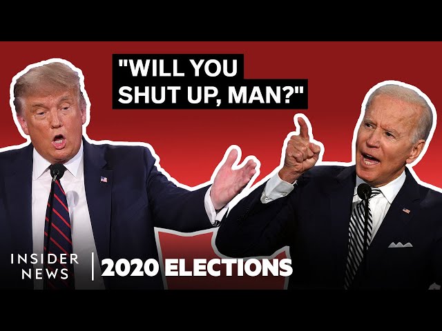 Highlights From Trump And Biden's Chaotic First Presidential Debate