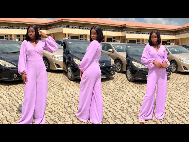 How to cut and sew palazzo jumpsuit tutorial