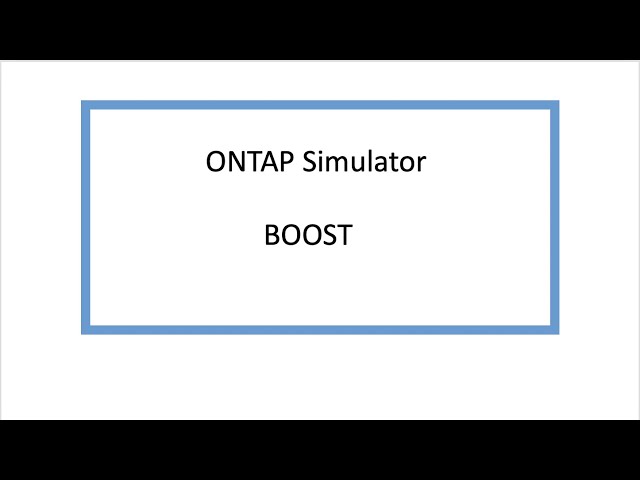Boost your ONTAP Simulator