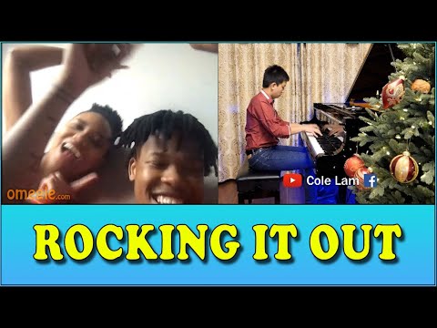 Rocking Out and Party Time on Omegle! Piano Requests Playing By Ear Live | Cole Lam 13 Years Old