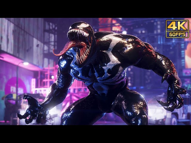 Spider-Man 2 (PS5) Venom Gameplay @ 4K 60ᶠᵖˢ ✔