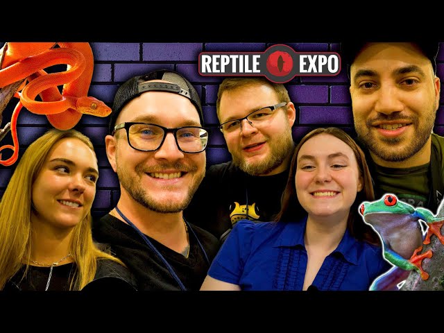The Biggest Reptile Expo EVER! Check Out My New RARE Lizard and So Much More!