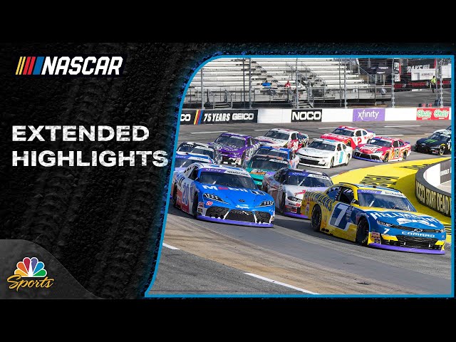 NASCAR Xfinity Series EXTENDED HIGHLIGHTS: Contender Boats 250 | 10/28/23 | Motorsports on NBC