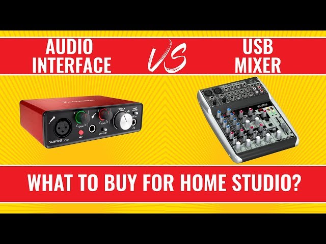 [HINDI] Audio Interface VS USB Mixer for Home Studio |  What Should You Buy?