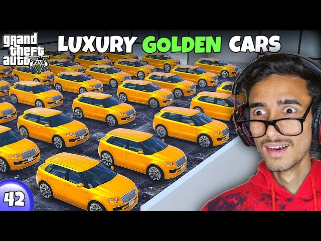 MICHAEL BUY GOLDEN LUXURY CARS FOR SHOWROOM | GTA 5 - PART 42