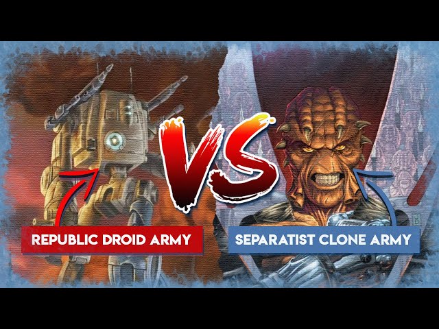 Was the Republic DROID ARMY or the Separatist CLONE ARMY Stronger on the Battlefield?