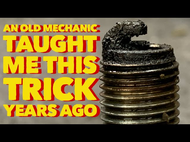 OLD MECHANICS TRICK TO CLEAN FOULED SPARK PLUGS